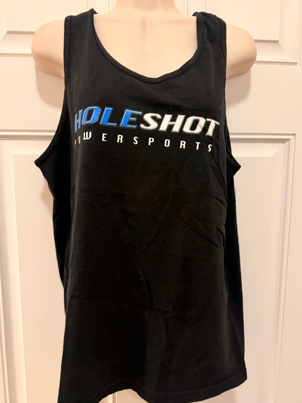 Gildan Holeshot Powersports Fleming Island FL Logo Tank- Black, M